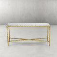 Load image into Gallery viewer, Thaddeus Marble Console Table 60"W