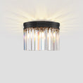 Load image into Gallery viewer, 1920s Temdem 1-Tier Crystal Round Flushmount