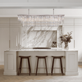 Load image into Gallery viewer, 1920s Temdem 3-Tier Crystal Rectangular Chandelier