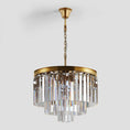 Load image into Gallery viewer, 1920s Temdem Multi-Tier Crystal Round Chandelier