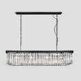 Load image into Gallery viewer, 1920s Temdem Single-Tier Rectangular Crystal Rod Chandelier