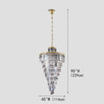 Load image into Gallery viewer, 1920s Temdem Multi-Tiered Crystal Chandelier