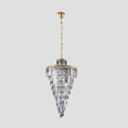 Load image into Gallery viewer, 1920s Temdem Multi-Tiered Crystal Chandelier