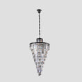 Load image into Gallery viewer, 1920s Temdem Multi-Tiered Crystal Chandelier