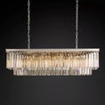 Load image into Gallery viewer, 1920s Temdem Rectangular Chandelier 49"