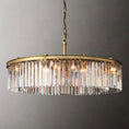 Load image into Gallery viewer, 1920s Temdem Round Chandelier 32"D/43"D