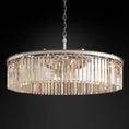 Load image into Gallery viewer, 1920s Temdem Round Chandelier 32"D/43"D