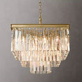 Load image into Gallery viewer, 1920s Temdem Square Chandelier 22"