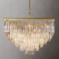 Load image into Gallery viewer, 1920s Temdem Square Chandelier 34"