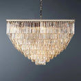 Load image into Gallery viewer, 1920s Temdem Square Chandelier 47"