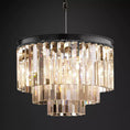 Load image into Gallery viewer, 1920s Temdem Tiered Round Chandelier 20"
