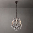 Load image into Gallery viewer, 19th C. Ronono Iron & Crystal Round Chandelier 18"