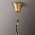 Load image into Gallery viewer, 19th C. Ronono Iron & Crystal Round Chandelier 33"