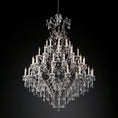 Load image into Gallery viewer, 19th C. Ronono Iron & Crystal Round Chandelier 60"