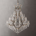 Load image into Gallery viewer, 19th C. Ronono Iron & Crystal Round Chandelier 60"