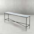 Load image into Gallery viewer, Tadeus Rectangle Marble Console Table