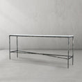 Load image into Gallery viewer, Thaddeus Marble Console Table 60"W