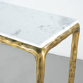 Load image into Gallery viewer, Tadeus Rectangle Marble Console Table