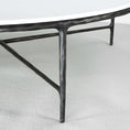 Load image into Gallery viewer, Thaddeus Marble Round Coffee Table 55"D