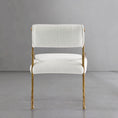 Load image into Gallery viewer, Thaddeus Retro Copper Iron Frame Armless Dining Chair