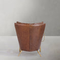 Load image into Gallery viewer, Thaddeus Vintage Leather Armchair Cigar Chair