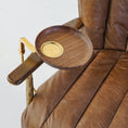 Load image into Gallery viewer, Thaddeus Vintage Leather Armchair Cigar Chair
