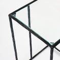 Load image into Gallery viewer, Thaddeus Tempered Glass C-Shaped Side Table