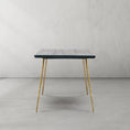 Load image into Gallery viewer, Thaddeus Vintage Style Metal Frame Dining Table