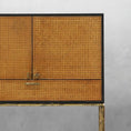 Load image into Gallery viewer, Thaddeus Metal Frame Rattan Side Cabinet