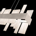 Load image into Gallery viewer, Acro 46in LED Linear Alabaster Chandelier