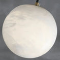 Load image into Gallery viewer, Alabaster Ball Pendant Light
