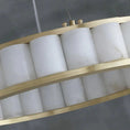 Load image into Gallery viewer, Alabaster Circle Round Chandelier