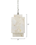 Load image into Gallery viewer, Alabaster Cube Pendant Light