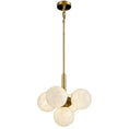 Load image into Gallery viewer, Alabaster Global Rod/Cord Pendant