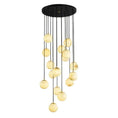 Load image into Gallery viewer, Alabaster Global Wavy Chandelier