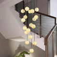 Load image into Gallery viewer, Alabaster Global Wavy Chandelier