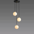 Load image into Gallery viewer, Alabaster Global Wavy Chandelier