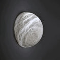 Load image into Gallery viewer, Alabaster Hemisphere Wall Sconce
