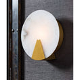 Load image into Gallery viewer, Alabaster Houston Sconce
