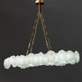 Load image into Gallery viewer, Alabaster Linear Chandelier (Chain)