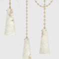 Load image into Gallery viewer, Alabaster Modern 3-Light Marble Chandelier