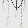 Load image into Gallery viewer, Alabaster Modern 5-Light Marble Chandelier