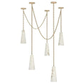 Load image into Gallery viewer, Alabaster Modern 5-Light Marble Chandelier
