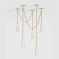 Load image into Gallery viewer, Alabaster Modern 5-Light Marble Chandelier