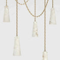 Load image into Gallery viewer, Alabaster Modern 5-Light Marble Chandelier