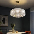 Load image into Gallery viewer, Alabaster Modern Round Chandelier