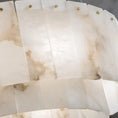 Load image into Gallery viewer, Alabaster Modern Round Chandelier
