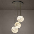 Load image into Gallery viewer, Alabaster Moon Chandelier