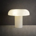 Load image into Gallery viewer, Alabaster Mushroom Table Lamp