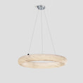 Load image into Gallery viewer, Alabaster Ring XL Chandelier